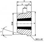 Einschweißnabe 1210 Nabendurchmesser 60 mm